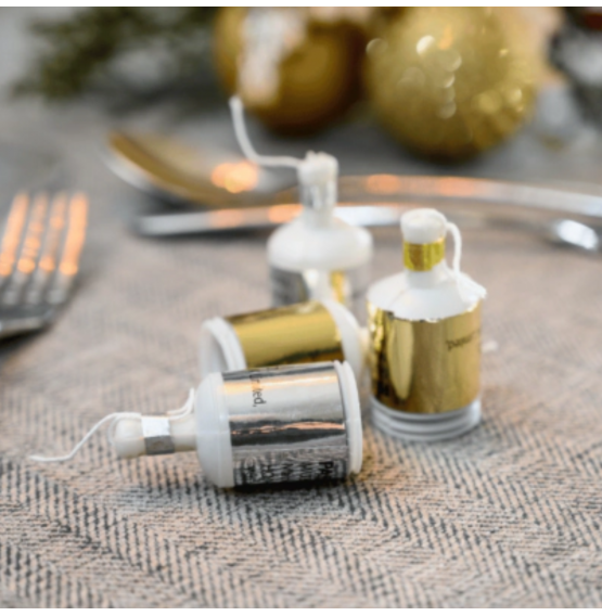 Gold and Silver Foil Mixed Party Poppers 